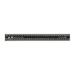 Marbig Enviro Ruler 30cm Plastic Black
