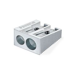 Staedtler 2 Hole Pencil Sharpener Metal Wedge Each