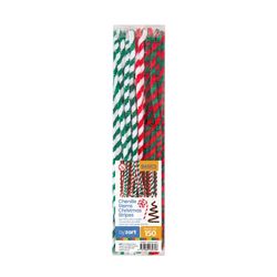 Zart Chenille Stems Christmas Stripe Pack of 150