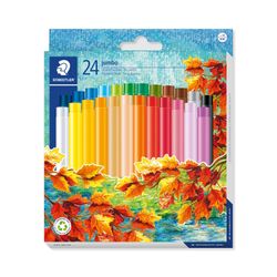 Staedtler Noris Club Jumbo Oil Pastels Assorted Colours Box 24