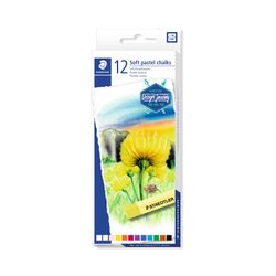 Staedtler Soft Pastel Chalk 2430 Assorted Colours Box 12