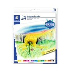 Staedtler Soft Pastel Chalk 2430 Assorted Colours Box 24