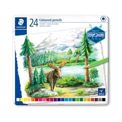 Staedtler Coloured Pencils Assorted Colours Tin 24