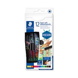 Staedtler Super Soft Coloured Pencils Assorted Box 12