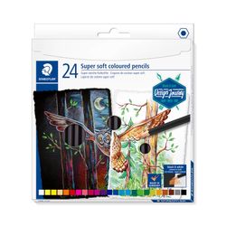 Staedtler Super Soft Coloured Pencils Assorted Box 24