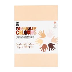 EC Friendship Colour Premium Craft Paper Pack 48
