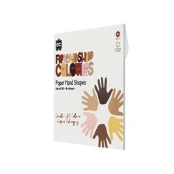 EC Friendship Colour Paper Hands Shape 30pcs