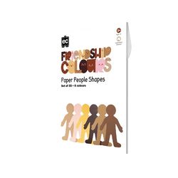 EC Friendship Colour Paper People Shapes 30pcs