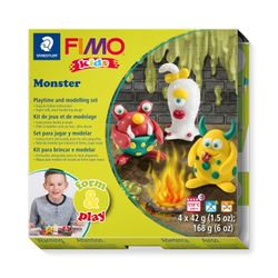 Fimo Kids Form and Play Modelling Clay Monster 4x42gm