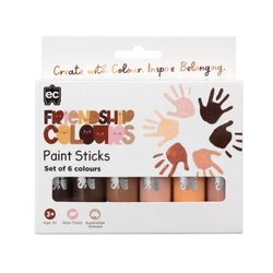 EC Paint Sticks Friendship Colours Pack 6