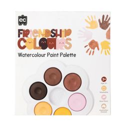 EC Friendship Colours Watercolour Paint Pallet 6