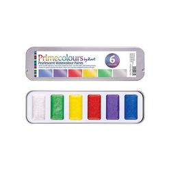 Zart Primecolours Pearlescent Watercolour Paints Set 6