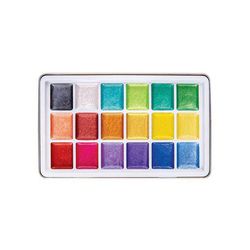 Zart Primecolours Pearlescent Watercolour Paints Set 18