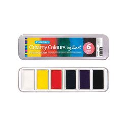 Creamy Colours Watercolour by Zart Essential Set 6