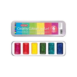 Creamy Colours Watercolour by Zart Glitter Set 6