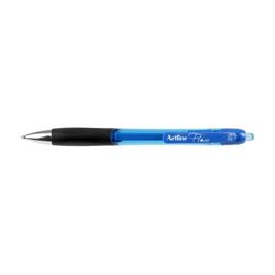 Artline Flow Retractable Ballpoint Pen Medium 1.0mm Blue - Sold Each (12 per Box)