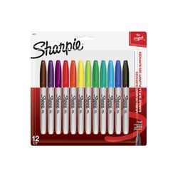 Sharpie Fine Permanent Marker Fashion Assorted Pack 12