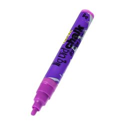 Texta Liquid Chalk Marker Dry Wipe Purple 4mm - Sold Each (12 per Box)