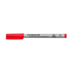 Staedtler Lumocolor Non Permanent Medium Marker 315 Red Box 10