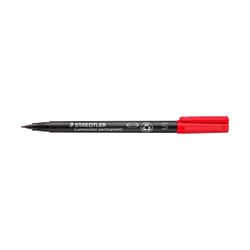 Staedtler Lumocolor Permanent Super Fine Marker 313 Red Box 10