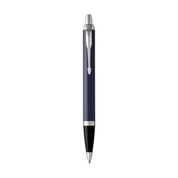 Parker Ballpoint Pen IM Blue Barrel Chrome Trim Blue Ink