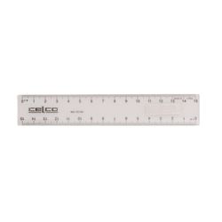 Celco Ruler 15cm Plastic Clear