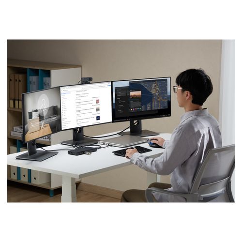 Kensington SD4842P EQ USB-C 10Gbps Triple Video Driverless Docking Station with 100W Power Delivery  DP/HDMI