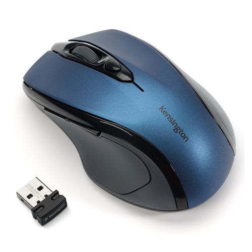 Kensington Pro Fit Mouse Wireless Mid Size Blue