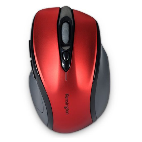 Kensington Pro Fit Mouse Wireless Mid Size Red
