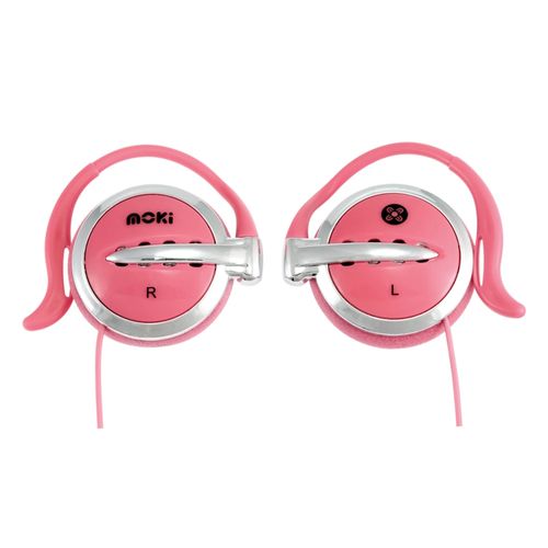 Moki Clip-on Earphones Pink