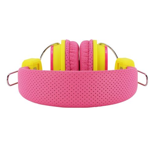 Moki Kid Safe Volume Limited Headphones Pink/Yellow