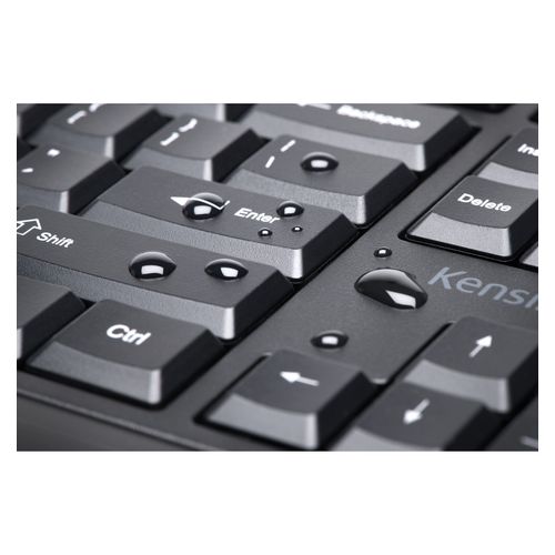 Kensington Dual Wireless Ergonomic Keyboard & Mouse Set Black