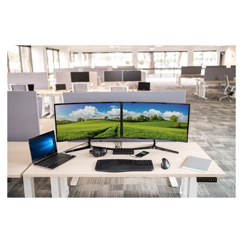 Kensington Dual Wireless Ergonomic Keyboard & Mouse Set Black
