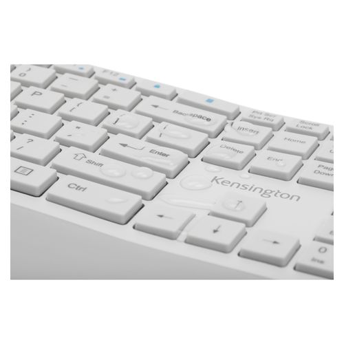 Kensington Dual Wireless Ergonomic Keyboard & Mouse Set Grey