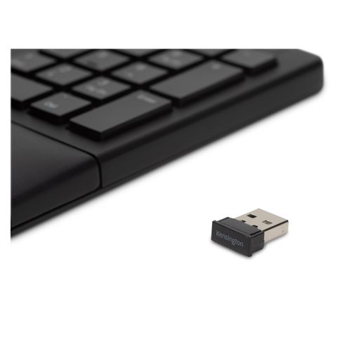 Kensington Keyboard Dual Wireless Ergo Black