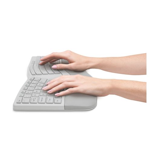 Kensington Keyboard Dual Wireless Ergo Grey