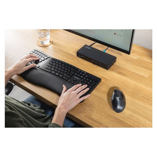 Kensington Mouse Dual Wireless Ergo Black