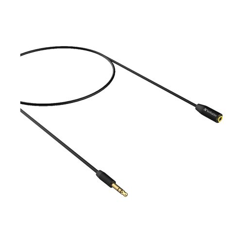 Verbatim Audio Cable 3M 3.5mm Aux Black