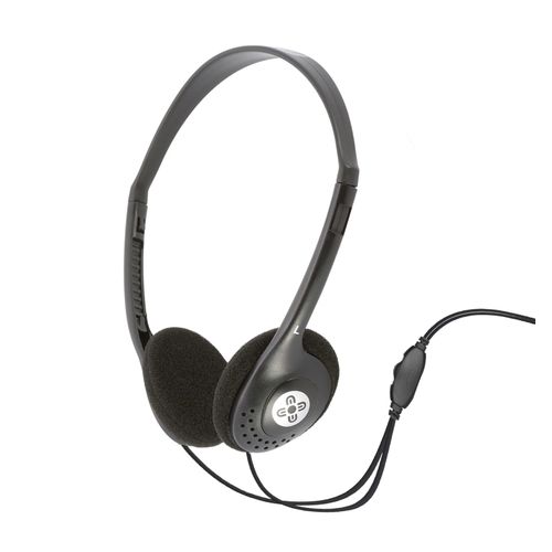 Moki Lite Headphones + Volume Control Black