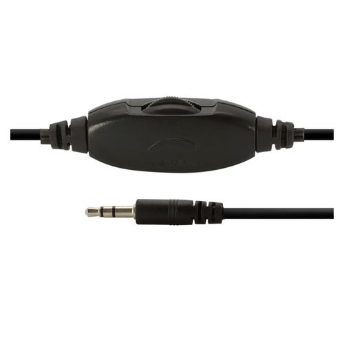 Moki Lite Headphones + Volume Control Black