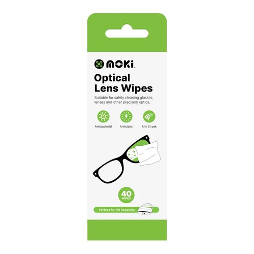 Moki Optical Lens Wipes Pack 40
