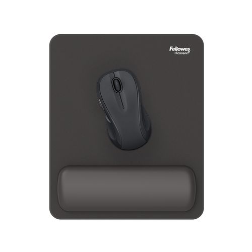 Fellowes Breyta Mousepad Wrist Rest Black