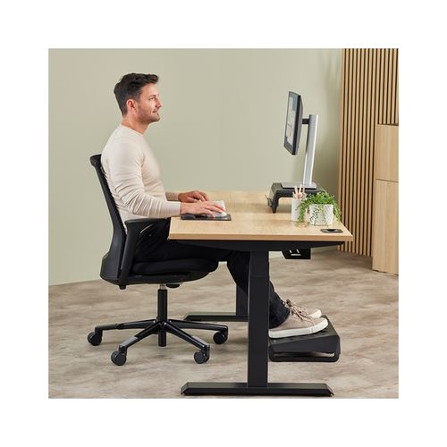Fellowes Breyta Mousepad Wrist Rest Black
