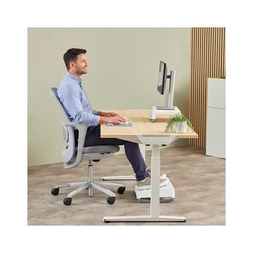 Fellowes Breyta Mousepad Wrist Rest Grey