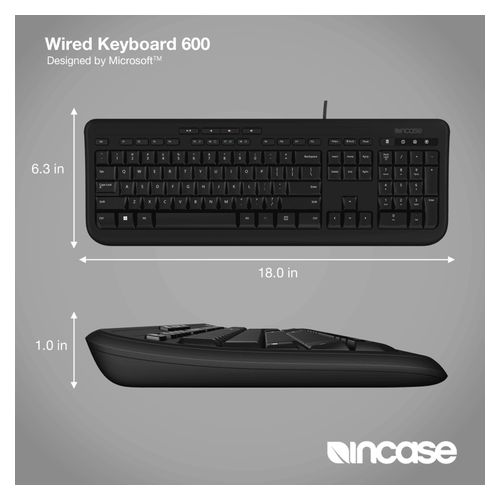 Incase Wired Keyboard 600 Black