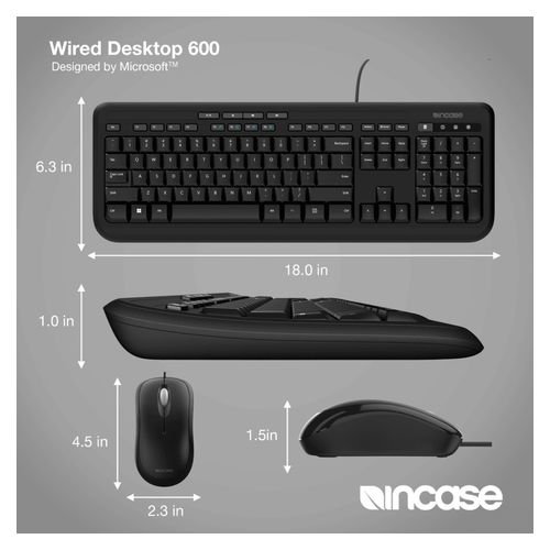 Incase Wired Desktop 600 Black