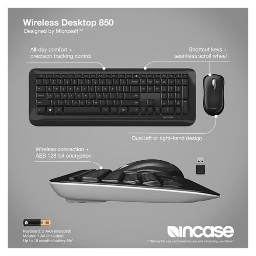 Incase Wireless Desktop 850 Black