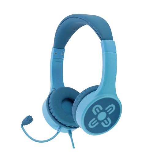 Moki Chatzone Wired Headphone + Boom Mic Blue/Blue