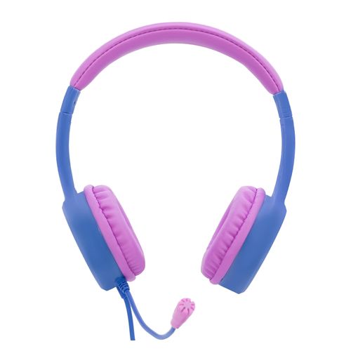 Moki Chatzone Wired Headphone + Boom Mic Pink/Purple
