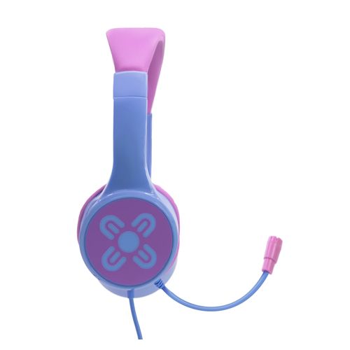 Moki Chatzone Wired Headphone + Boom Mic Pink/Purple